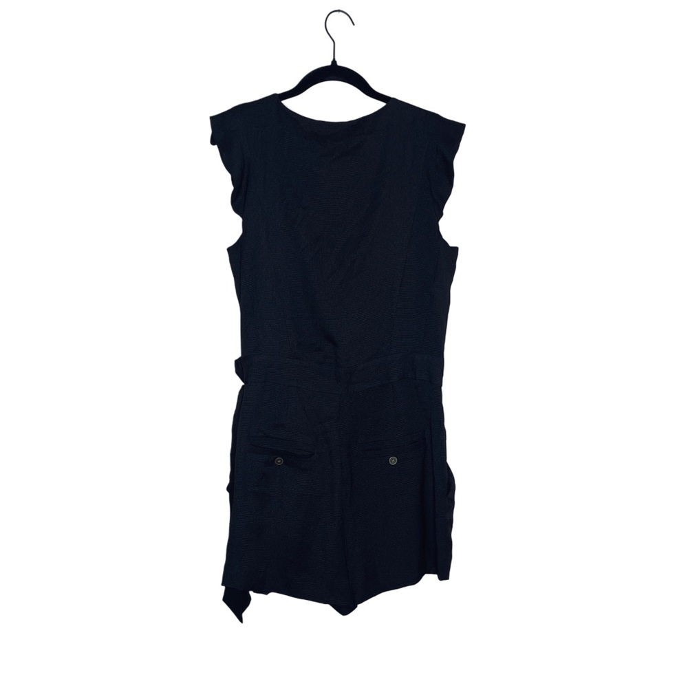 RACHEL Rachel Roy Women’s Black Wrap Romper Size 12 - Picture 2 of 9